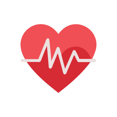 Heart Beat EKG Icon Vector for User Interface Websites and Mobile Applications