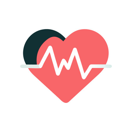 Heart Beat EKG Icon Vector for User Interface Websites and Mobile Applications