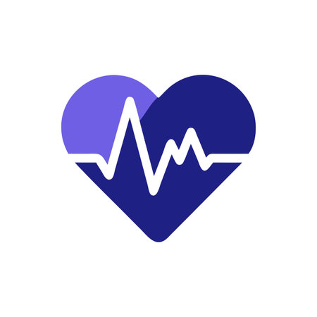 Heart Beat EKG Icon Vector for User Interface Websites and Mobile Applications