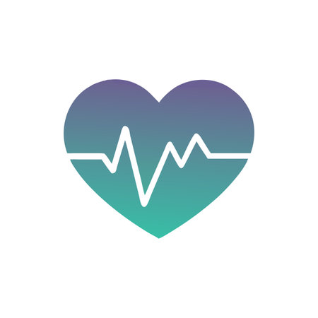 Heart Beat EKG Icon Vector for User Interface Websites and Mobile Applications
