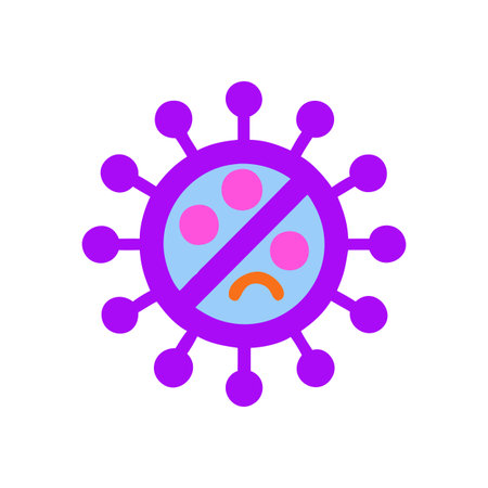 Medical Virus Icon Vector for User Interface Websites and Mobile Applicationsのイラスト素材