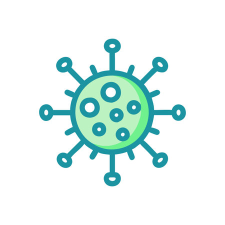 Medical Virus Icon Vector for User Interface Websites and Mobile Applicationsのイラスト素材