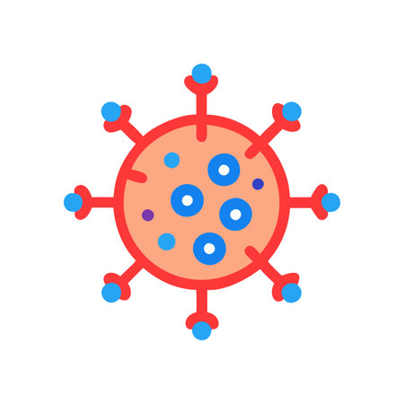 Medical Virus Icon Vector for User Interface Websites and Mobile Applicationsのイラスト素材