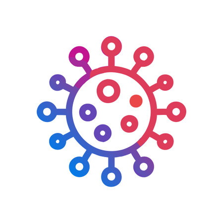 Medical Virus Icon Vector for User Interface Websites and Mobile Applicationsのイラスト素材