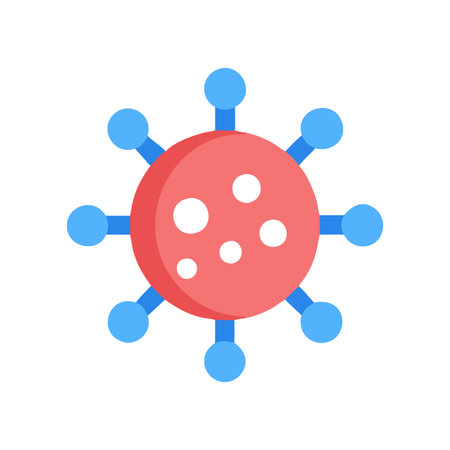 Medical Virus Icon Vector for User Interface Websites and Mobile Applicationsのイラスト素材