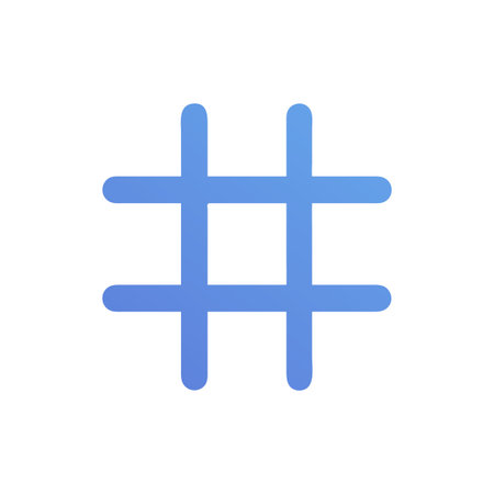 Hashtag Icon Vector for User Interface Websites and Mobile Applications