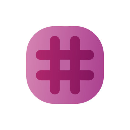 Hashtag Icon Vector for User Interface Websites and Mobile Applications