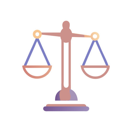 Law Scale Icon Vector for User Interface Websites and Mobile Applications