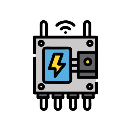 Energy Power Source Vector, Power Panel, Electricity Sign, Power Supply Device