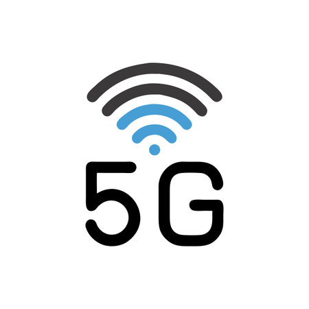 Minimalist Wifi Symbol Isolated on Black Background for Technology and Connectivity Concepts