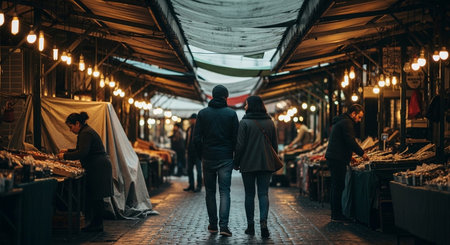 Happy Couple Sharing Romantic Moment with Genuine Emotion and Natural Connection