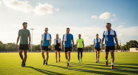 Fitness Lifestyle Concept with Active Workout Routine, Health and Wellness