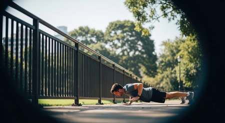 Fitness Lifestyle Concept with Active Workout Routine, Health and Wellness