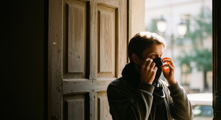 Everyday Candid Moment with Real People and Authentic Emotion in Natural Setting
