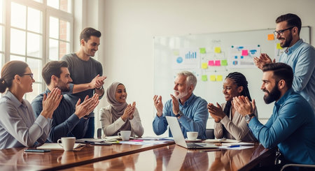 Marketing Strategy Concept with Business Planning, Data Analytics and Growth Development
