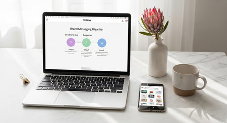 Marketing Strategy Concept with Business Planning, Data Analytics and Growth Development