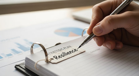 Marketing Strategy Concept with Business Planning, Data Analytics and Growth Development