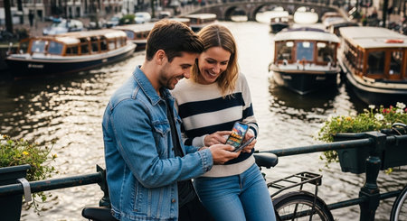 Friends Sharing Happy Moments with Genuine Connection and Social Bonding Concept