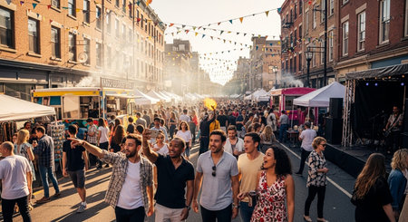 Friends Sharing Happy Moments with Genuine Connection and Social Bonding Concept