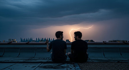 Friends Sharing Happy Moments with Genuine Connection and Social Bonding Concept