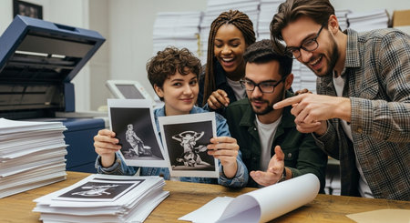 Friends Sharing Happy Moments with Genuine Connection and Social Bonding Concept