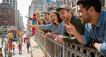 Friends Sharing Happy Moments with Genuine Connection and Social Bonding Concept