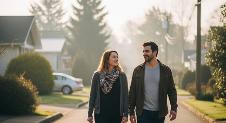 Friends Sharing Happy Moments with Genuine Connection and Social Bonding Concept