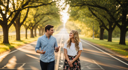 Friends Sharing Happy Moments with Genuine Connection and Social Bonding Concept