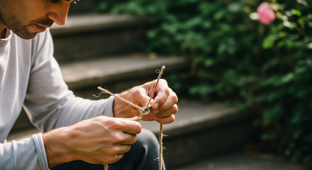 Meditation and Mindfulness Concept for Inner Peace, Relaxation and Mental Wellness