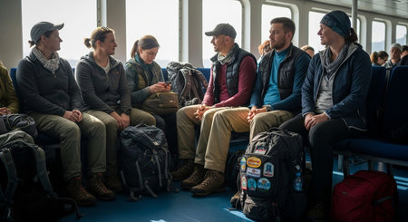 Friends Sharing Happy Moments with Genuine Connection and Social Bonding Concept