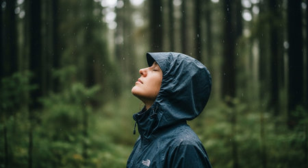Meditation and Mindfulness Concept for Inner Peace, Relaxation and Mental Wellness