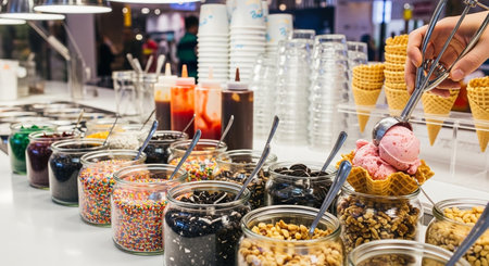 Delicious Desserts and Sweets with Elegant Presentation and Gourmet Bakery Concept