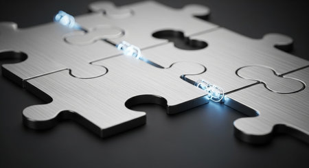 Blockchain Technology Concept with Secure Digital Network and Decentralized Data System