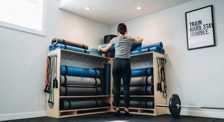 Home Organization Concept with Smart Storage, Decluttering and Clean Living Space
