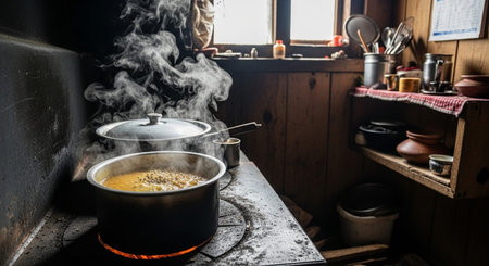 Traditional Cuisine Concept with Authentic Recipes, Cultural Heritage and Regional Flavors