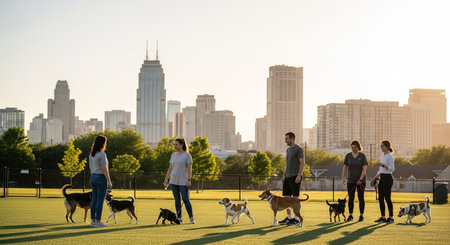 Urban Living Concept with Modern City Lifestyle, Mobility and Contemporary Culture