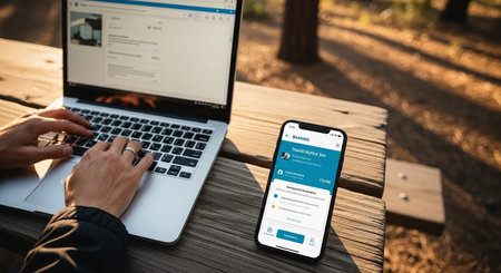 Banking and FinTech Concept with Digital Finance, Secure Transactions and Financial Innovation
