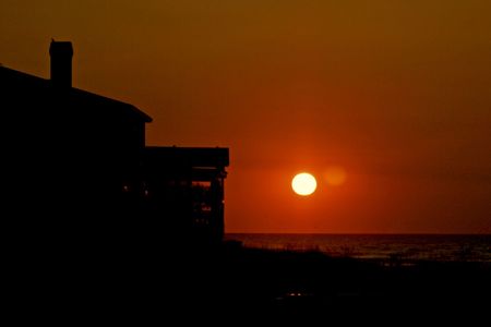 Sunrise at Beachの写真素材