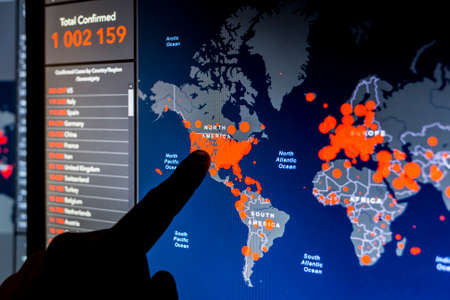 Over 1 million. Number of Total Confirmed Cases. Expert point Coronavirus COVID-19 global cases Map...