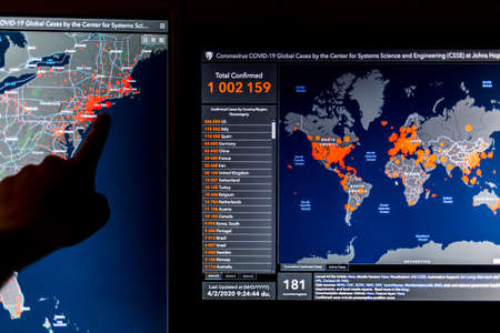 Over 1 million. Number of Total Confirmed Cases. Expert point Coronavirus COVID-19 global cases Map...