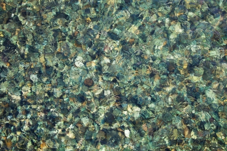 water and stones