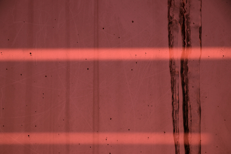 Beautiful textured winter background in colour of Living Coralの写真素材