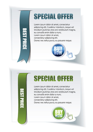 web elements for saleのイラスト素材