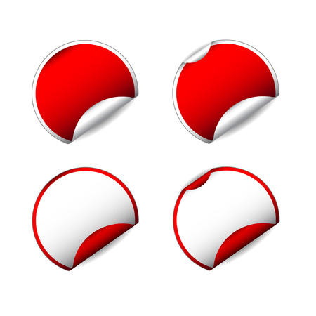 set of blank label stickers for sale time のイラスト素材