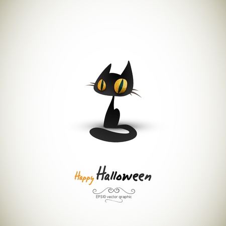 Halloween Cat | EPS10 Graphic | Separate Layers Named Accordinglyのイラスト素材