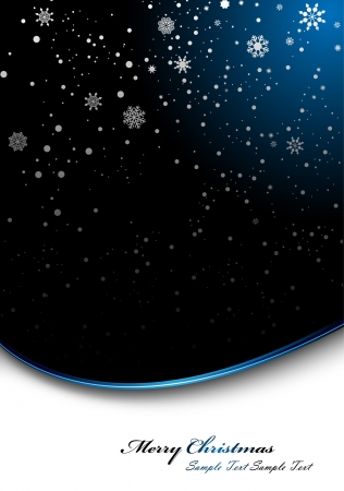 Elegant Abstract Wave Design Christmas Templateのイラスト素材