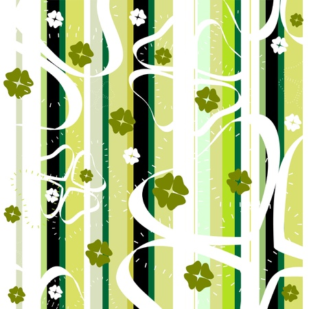 abstract seamless floral pattern のイラスト素材