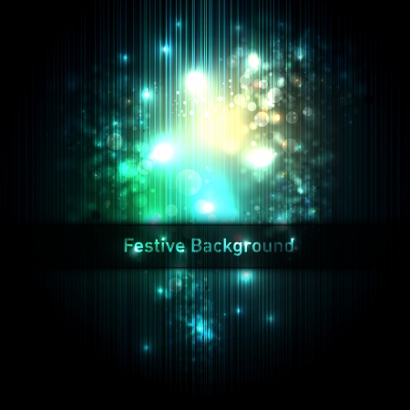 Festive background of glittering lights のイラスト素材