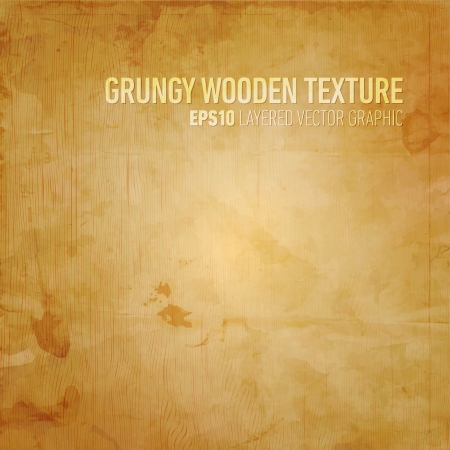 Grungy Wooden Texture   Layered EPS10 Vector Backgroundのイラスト素材
