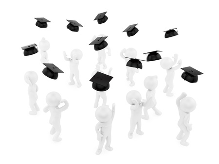 render of graduates の写真素材